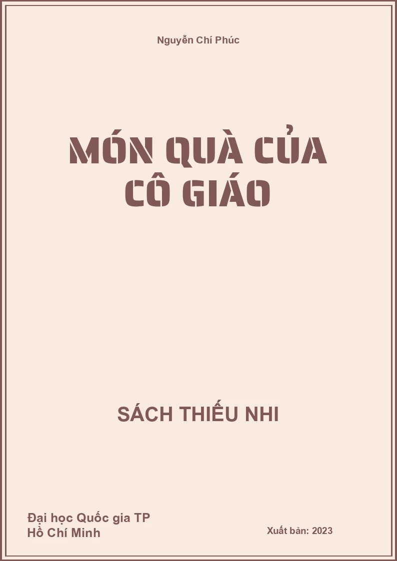 Món quà của cô giáo