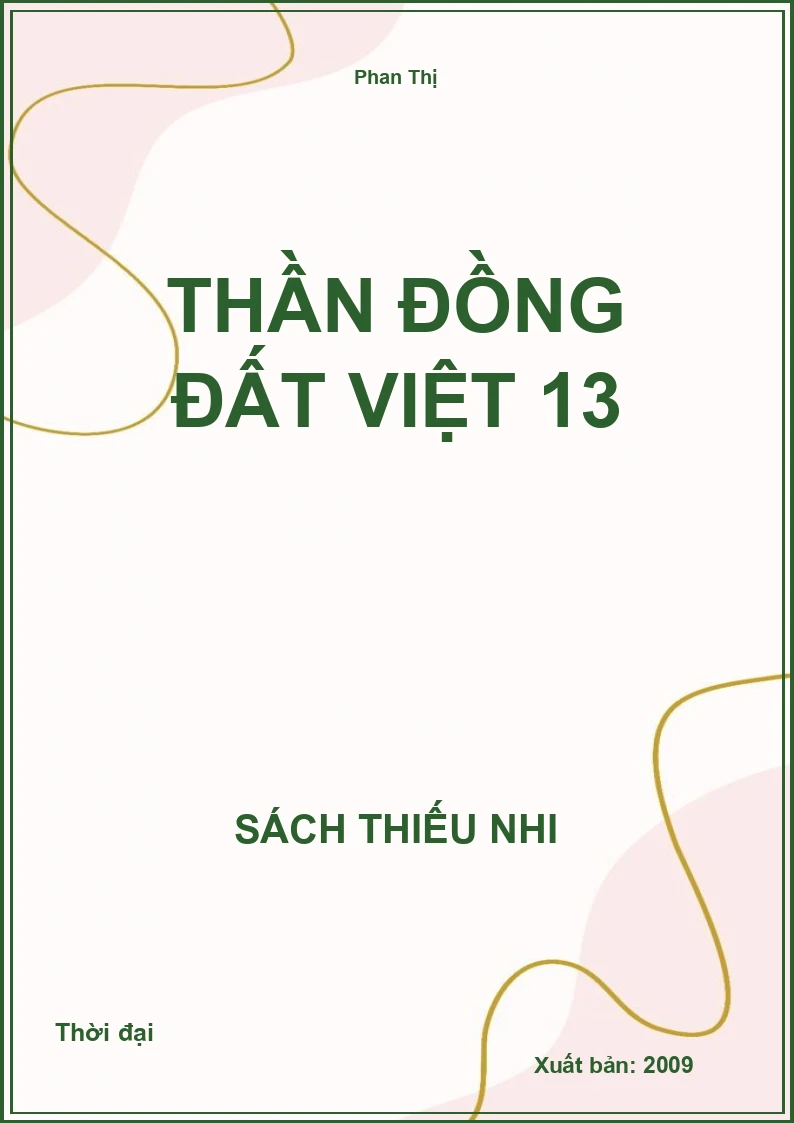 Thần đồng đất Việt 13