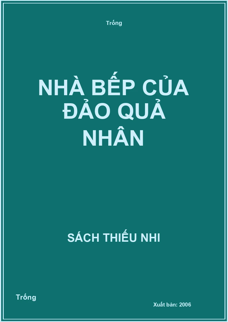 Nhà bếp của đảo quả nhân