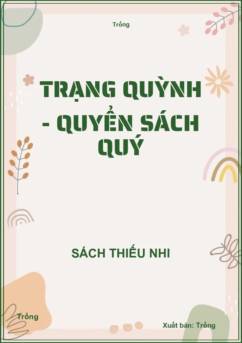 Trạng Quỳnh - Quyển sách quý