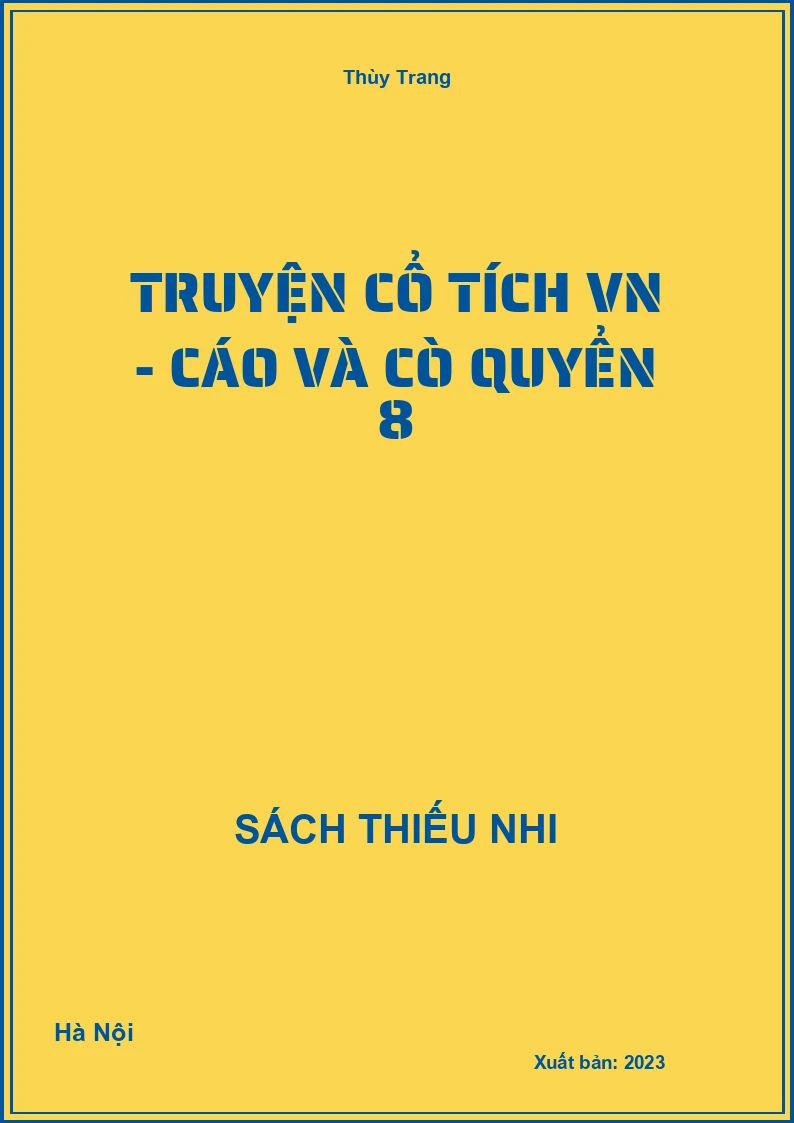 Truyện cổ tích VN - Cáo và cò quyển 8