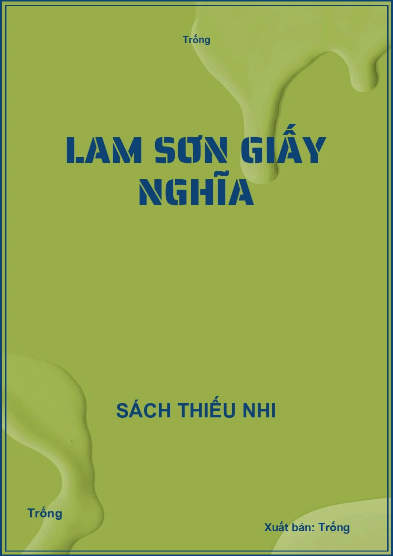 Lam Sơn giấy nghĩa