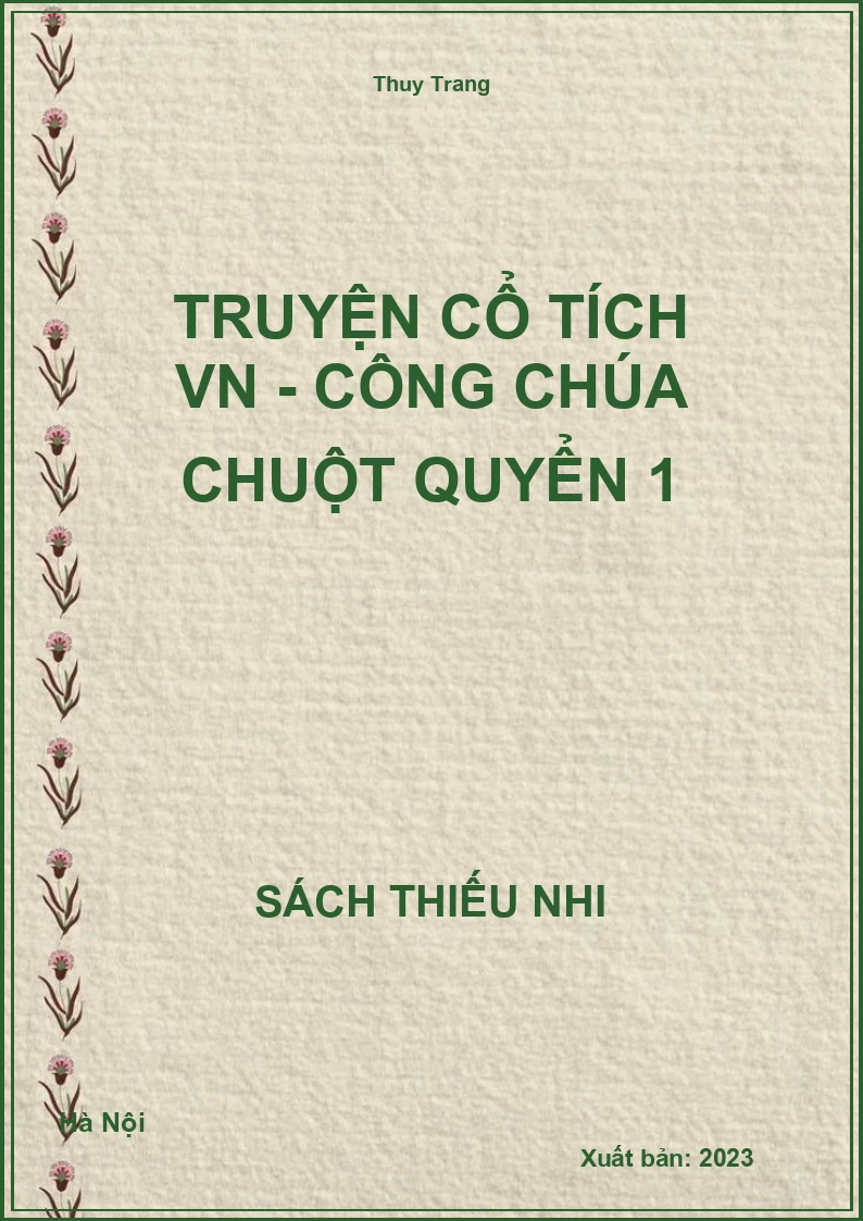 Truyện cổ tích VN - Công chúa chuột quyển 1