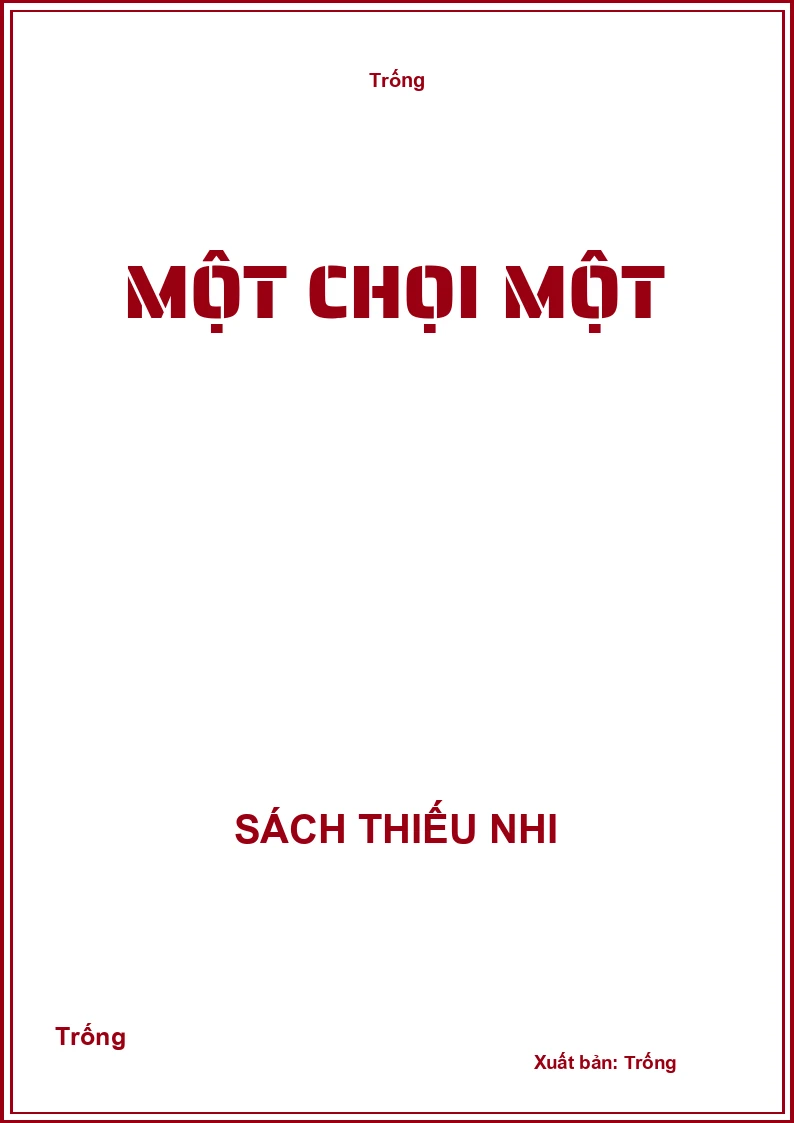 Một chọi một
