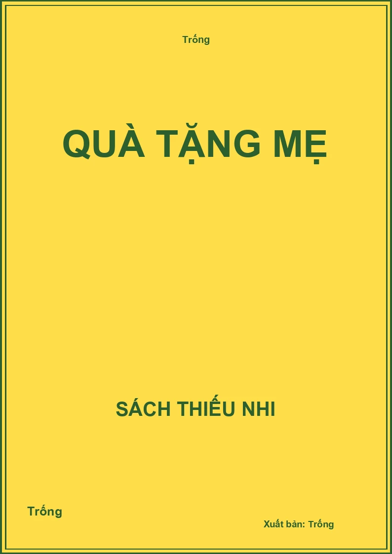 Quà tặng mẹ