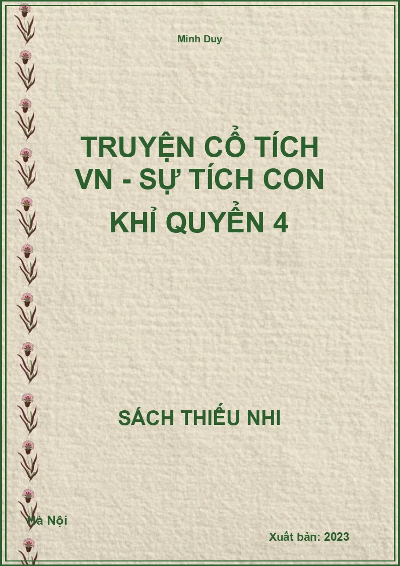 Truyện cổ tích VN - Sự tích con khỉ quyển 4