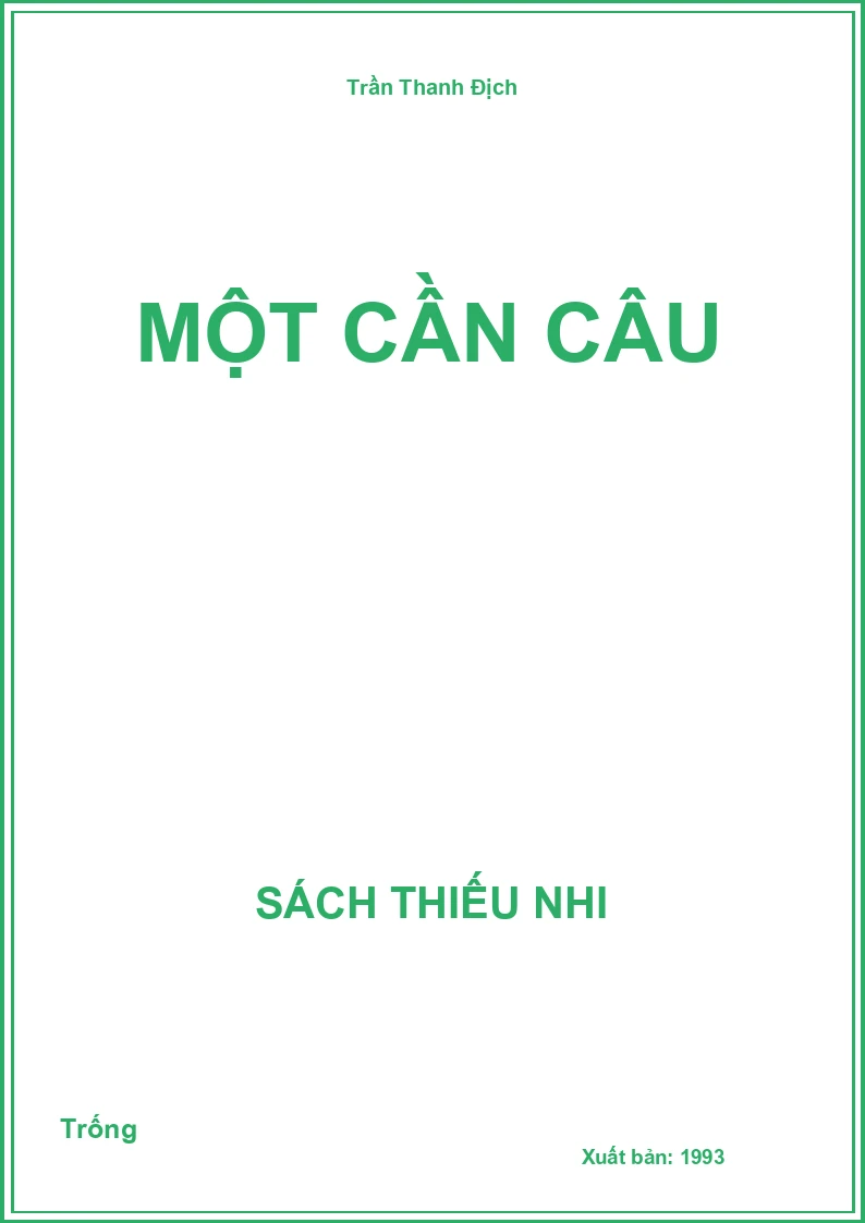 Một cần câu