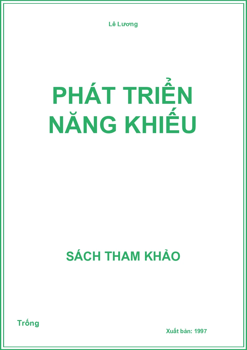 Phát triển năng khiếu