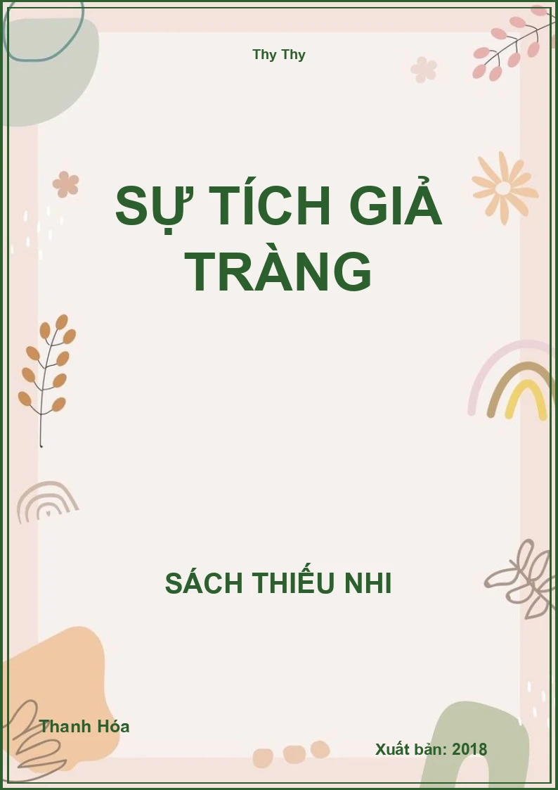 Sự tích giả tràng