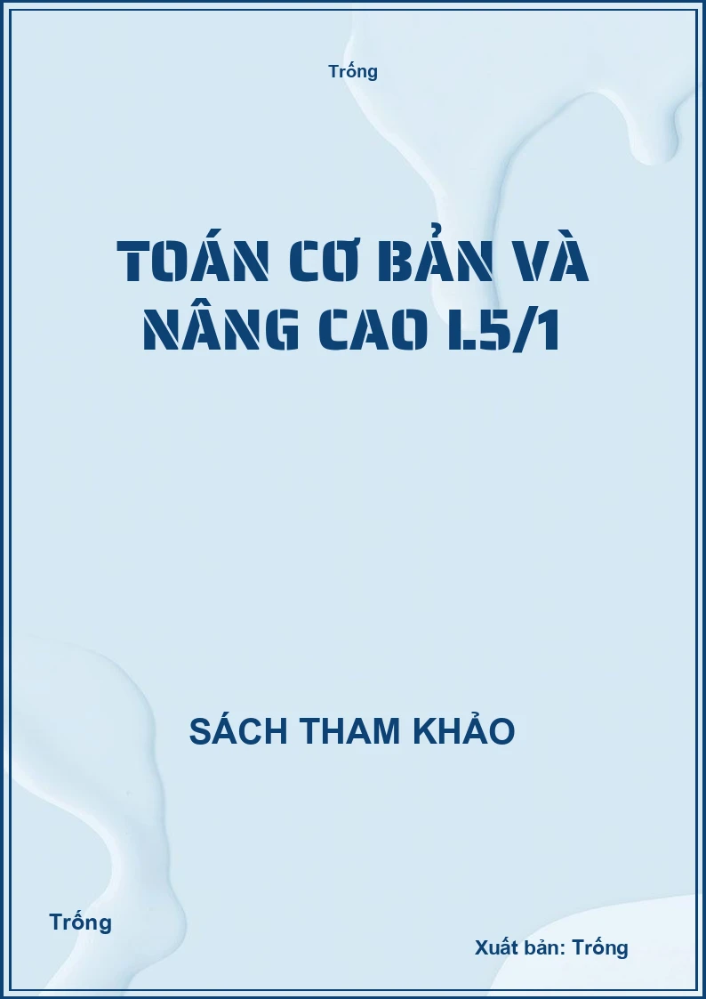 toán cơ bản và nâng cao L5/1