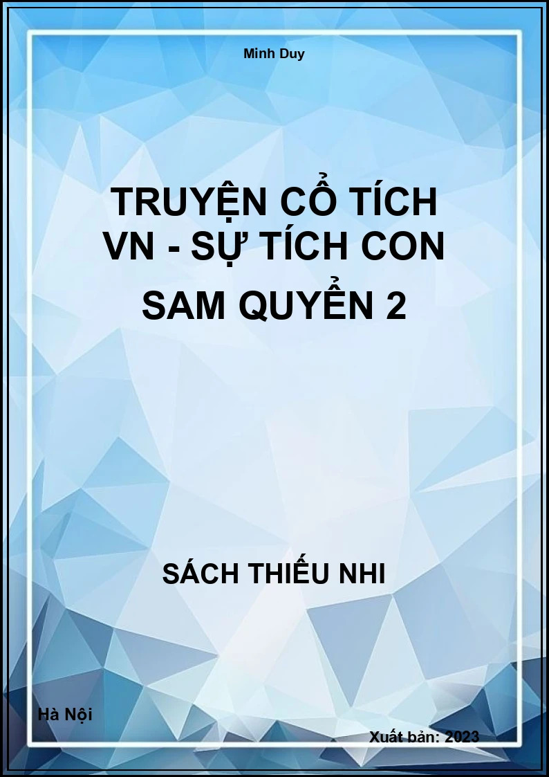 Truyện cổ tích VN - Sự tích con sam quyển 2