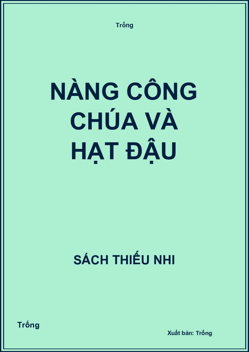 Nàng công chúa và hạt đậu