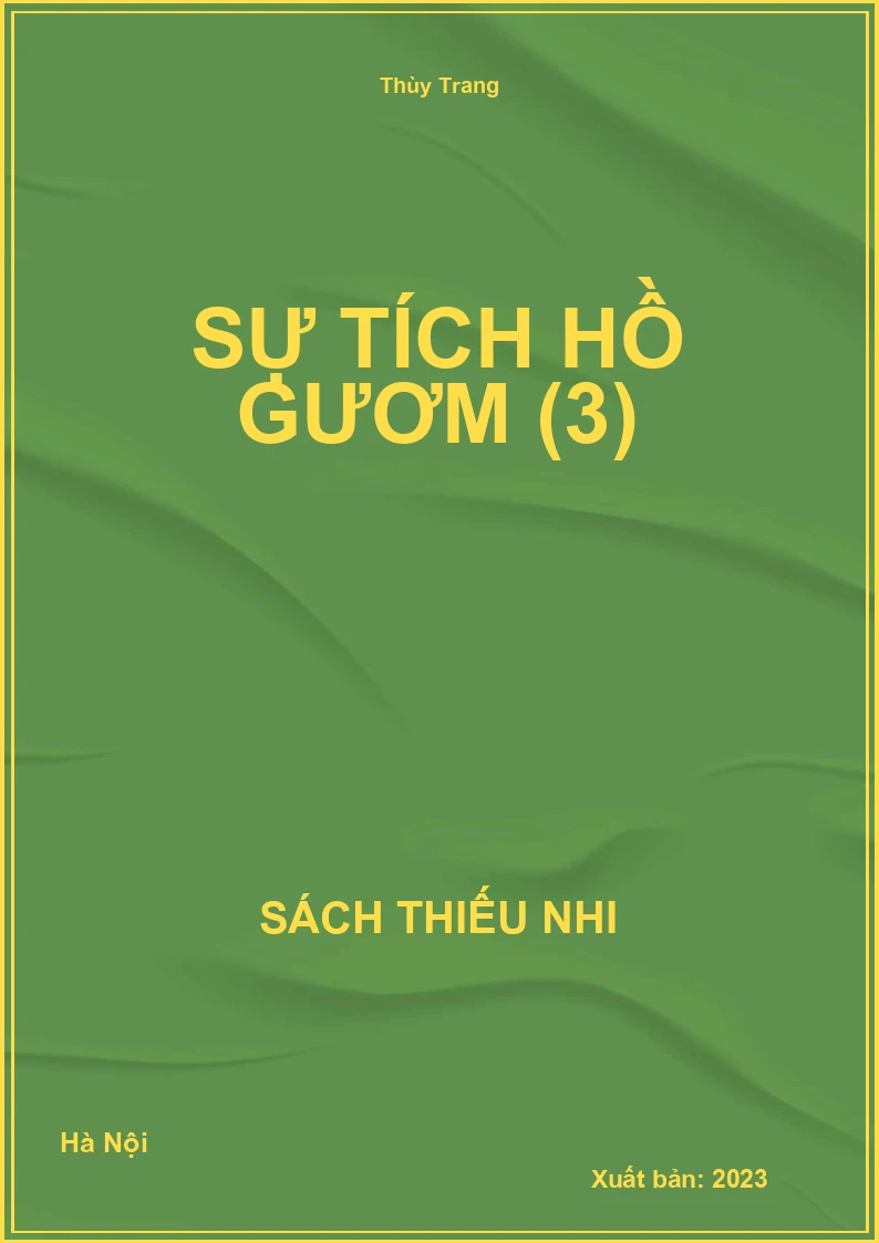 Sự tích Hồ Gươm (3)