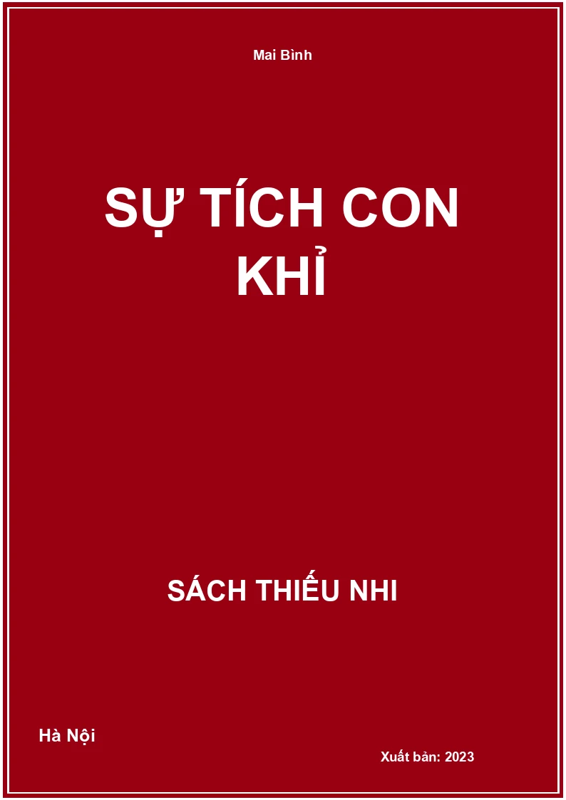 Sự tích con khỉ