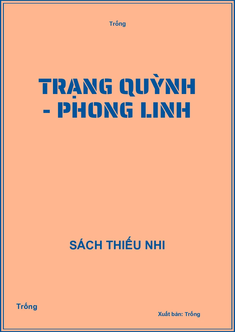 Trạng Quỳnh - Phong Linh