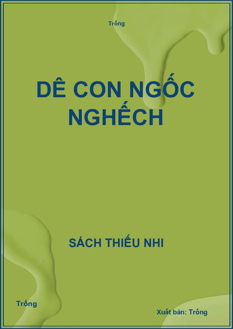 Dê con ngốc nghếch