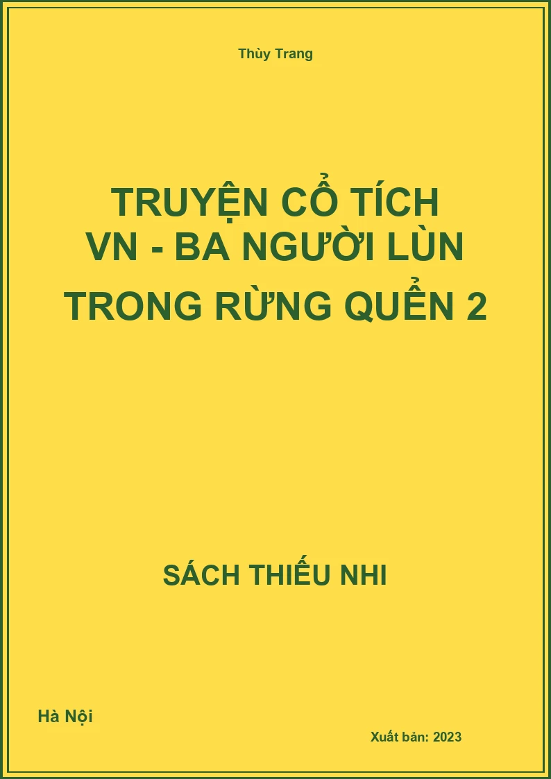 Truyện cổ tích VN - Ba người lùn trong rừng quển 2