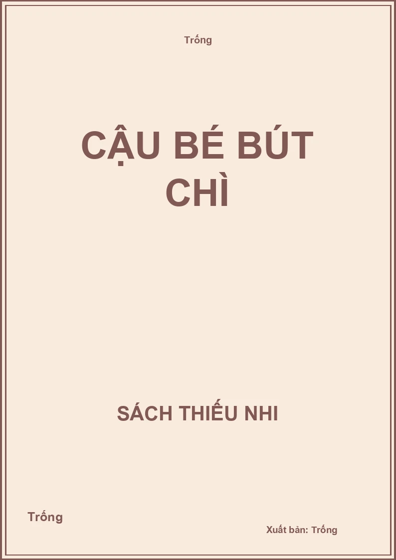 Cậu bé bút chì