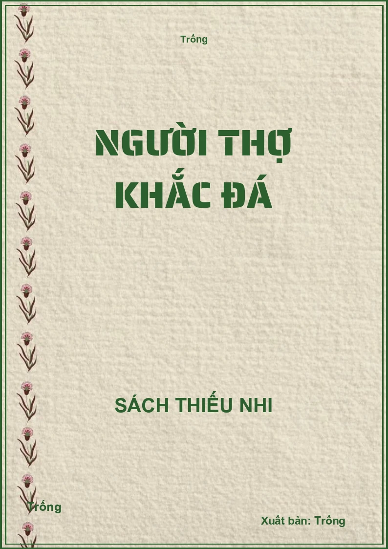 Người thợ khắc đá