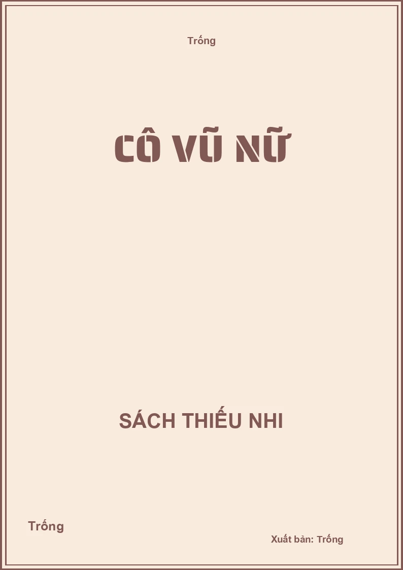 Cô Vũ Nữ