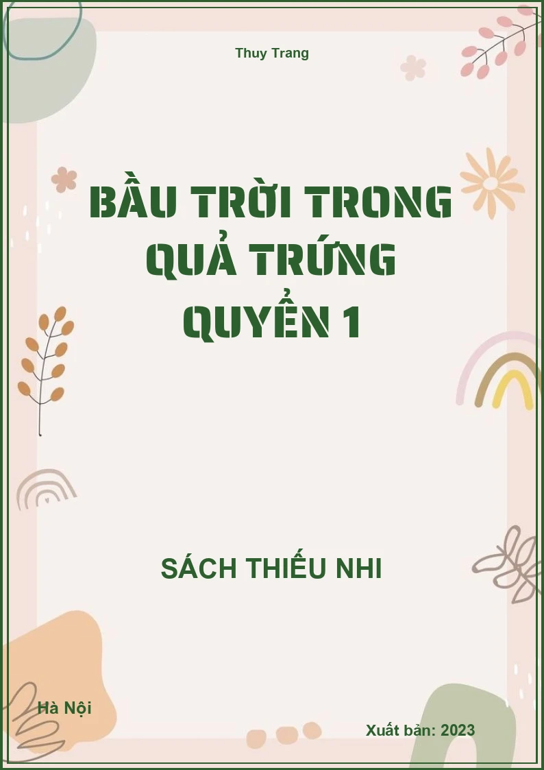 Bầu trời trong quả trứng quyển 1