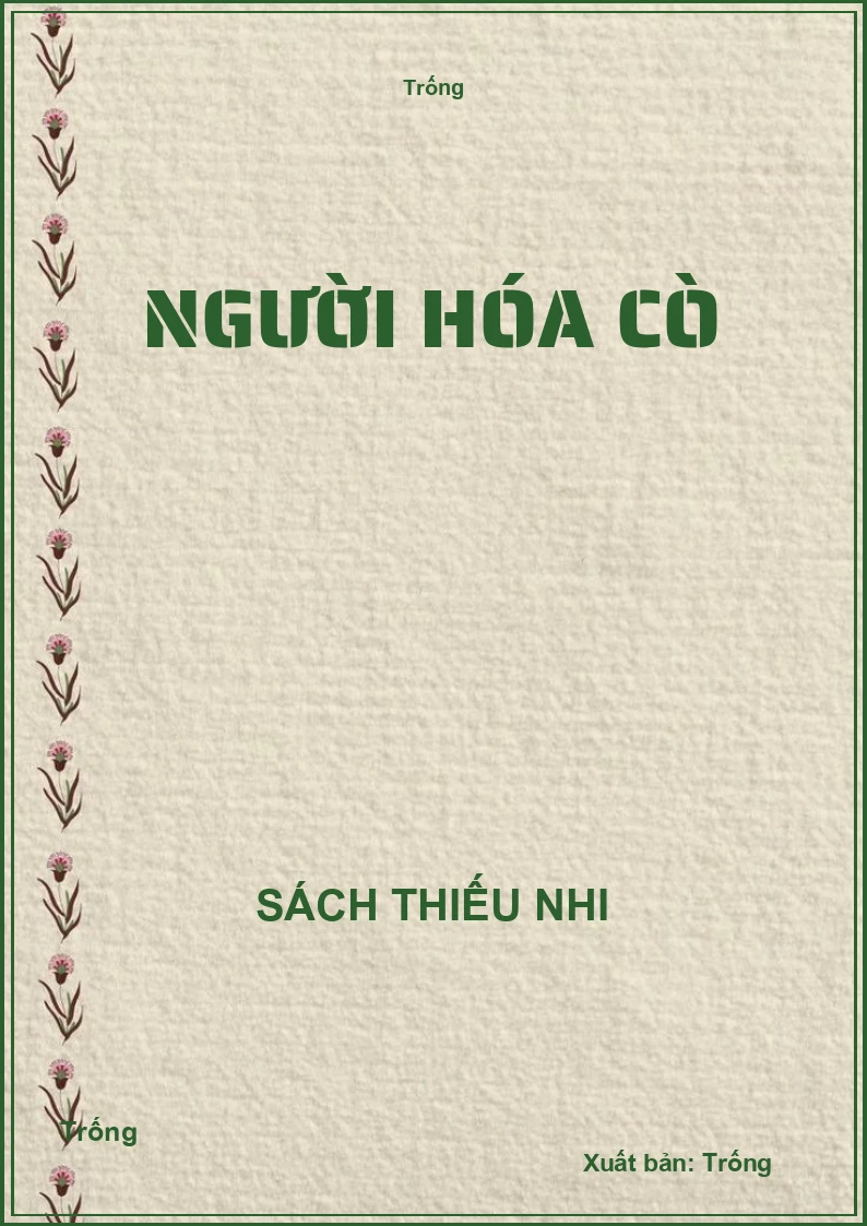 Người hóa cò