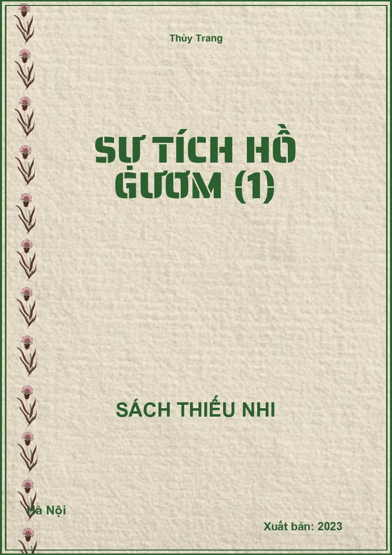 Sự tích Hồ Gươm (1)