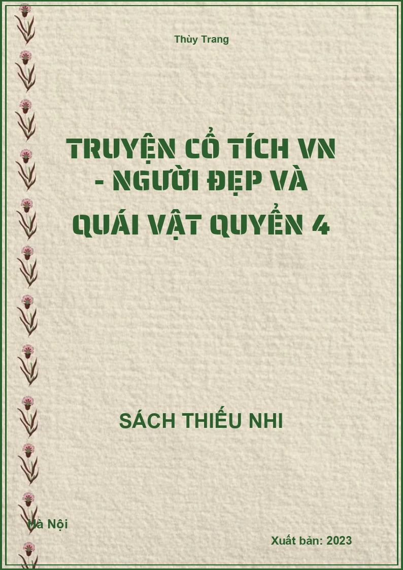 Truyện cổ tích VN - Người đẹp và quái vật quyển 4