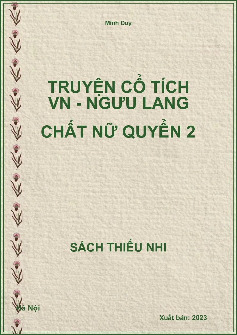 Truyện cổ tích VN - Ngưu lang chất nữ quyển 2