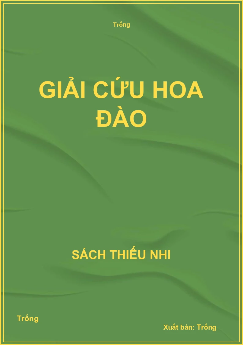 Giải cứu hoa đào