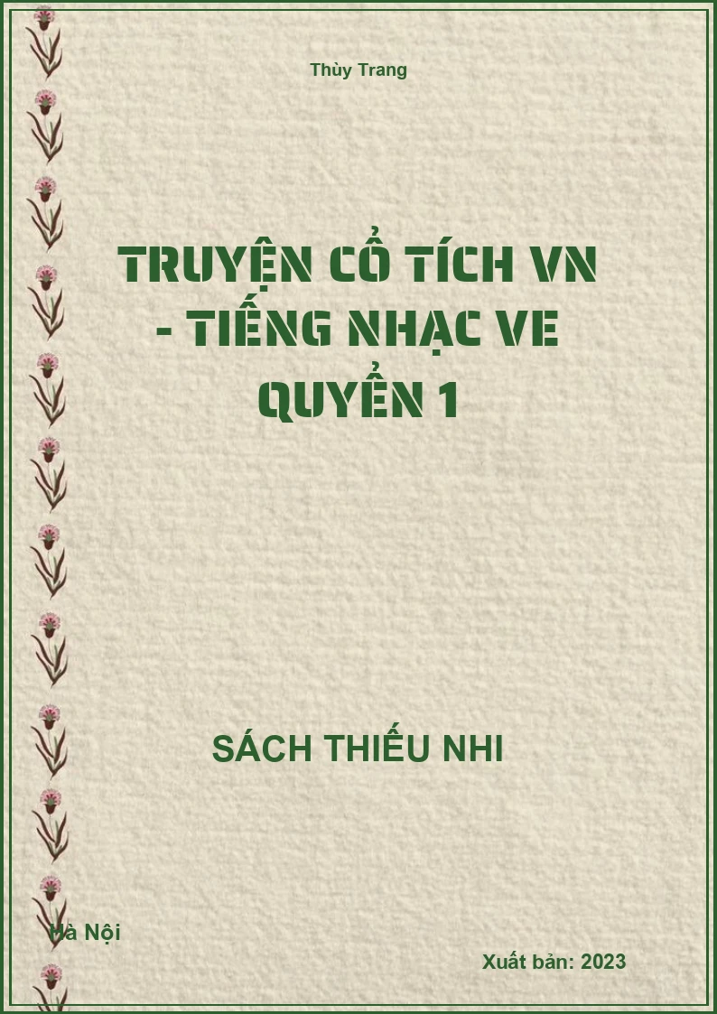 Truyện cổ tích VN - Tiếng nhạc ve quyển 1