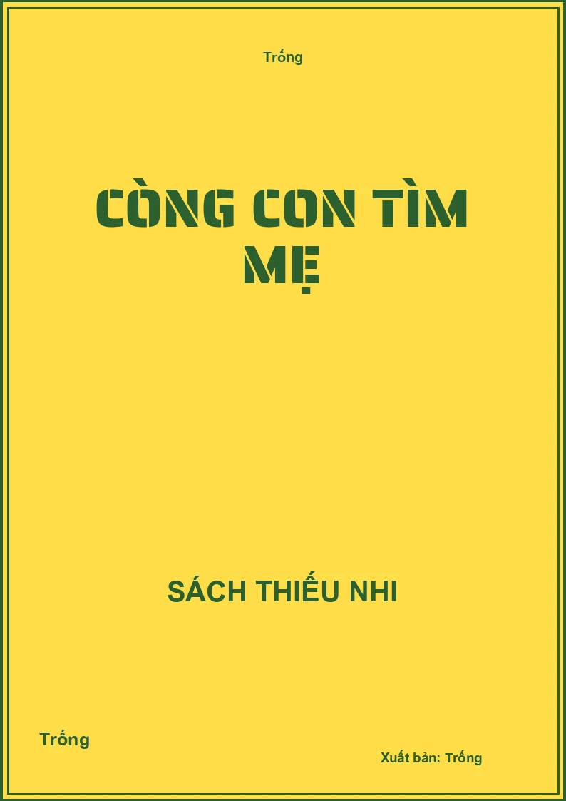 Còng con tìm mẹ