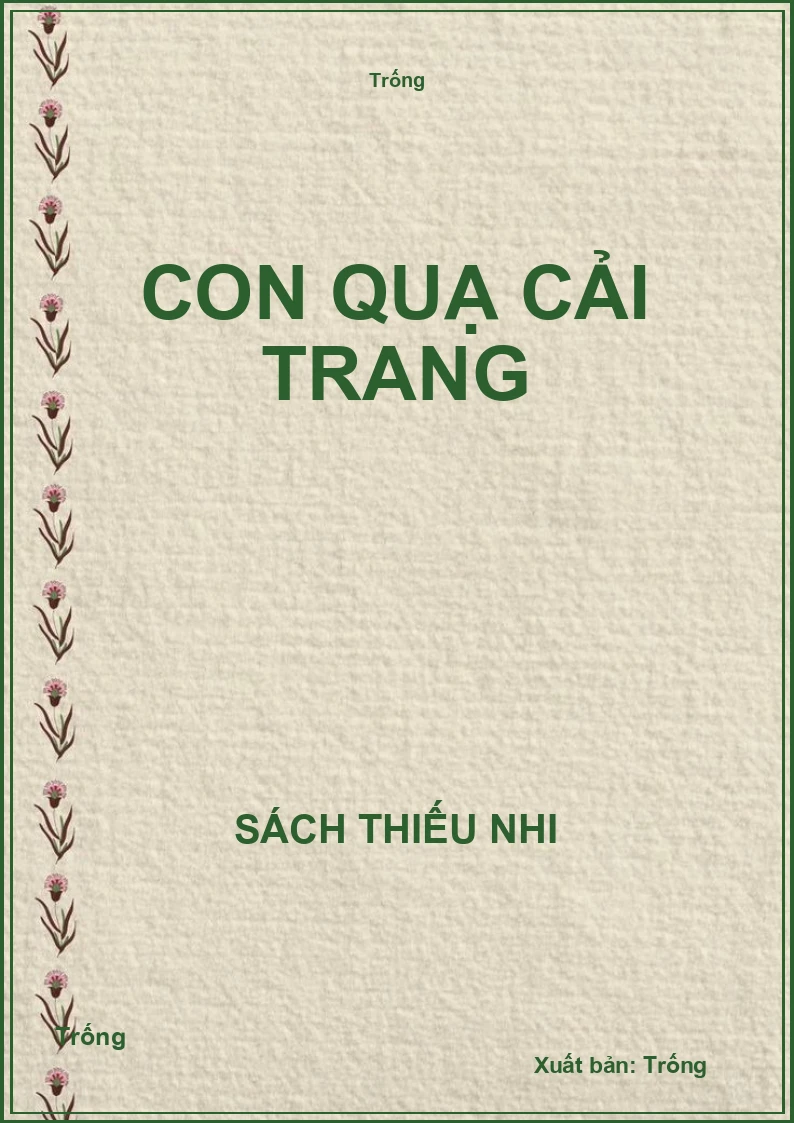 Con quạ cải trang
