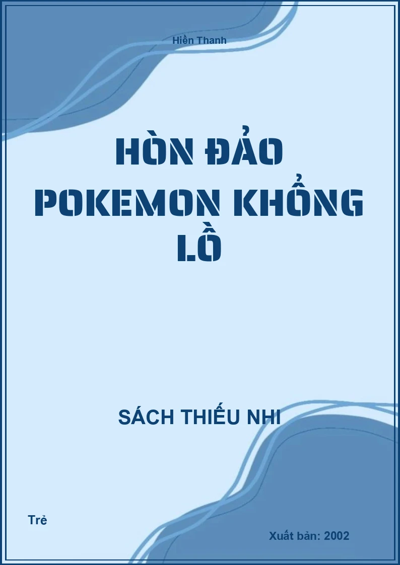 Hòn đảo pokemon khổng lồ