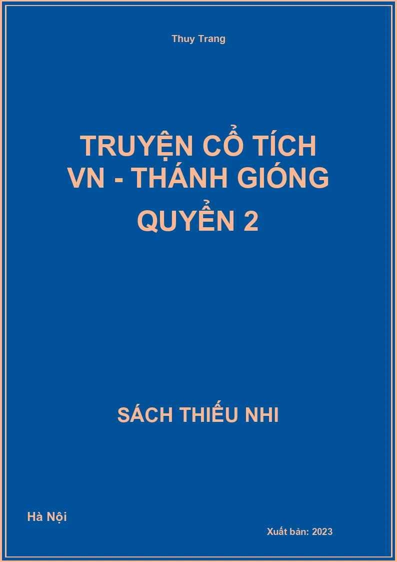 Truyện cổ tích VN - Thánh Gióng quyển 2