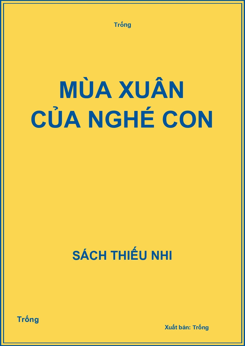 Mùa xuân của nghé con
