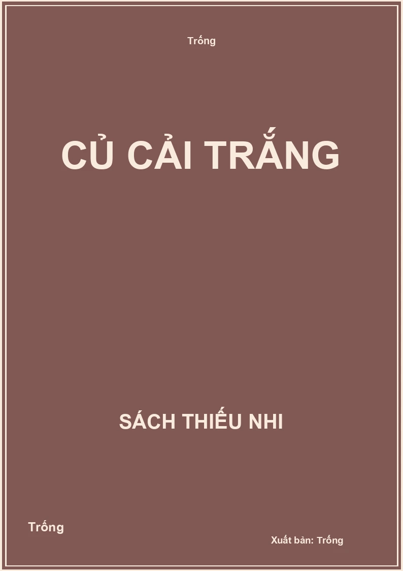 Củ cải trắng