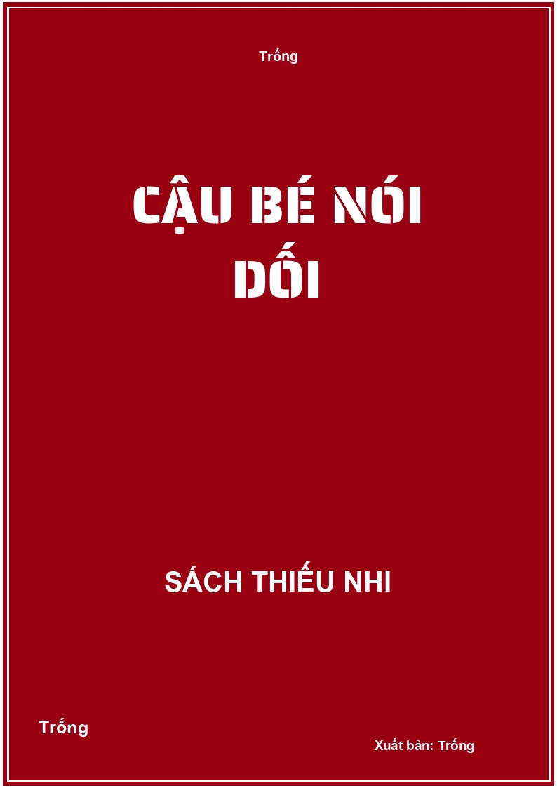 Cậu bé nói dối