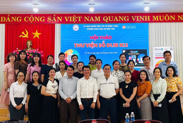 Buổi Hội thảo Thư viện số tại Phòng Giáo Dục thị xã Bình Long