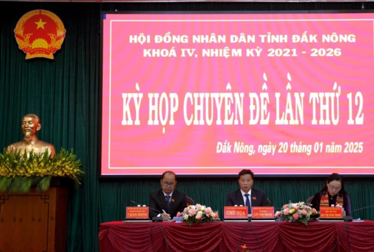 Kỳ họp Chuyên đề thứ 12, HĐND tỉnh Đắk Nông