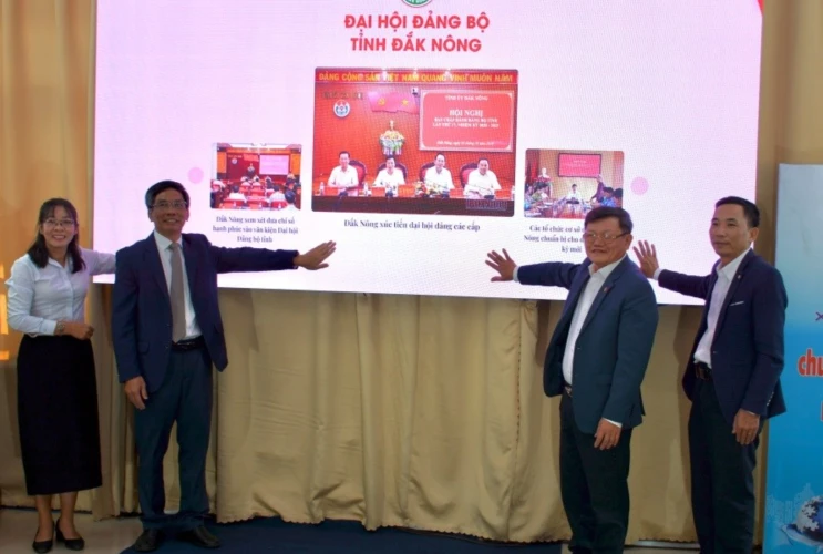 Ra mắt chuyên trang Đại hội Đảng bộ tỉnh Đắk Nông