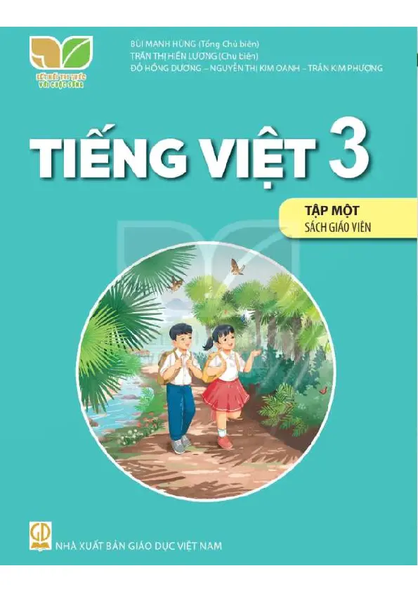 Tiếng Việt 3, Tập 1 - Sách giáo viên
