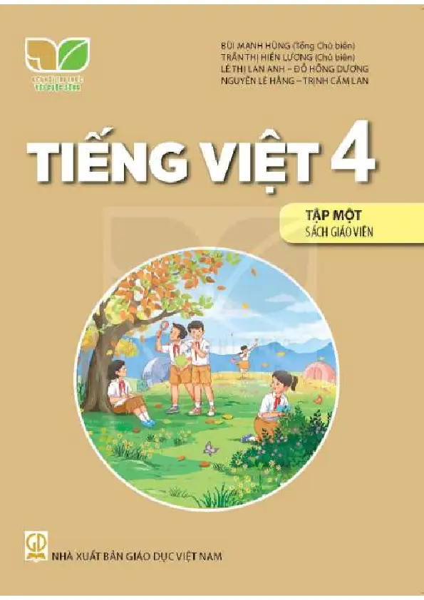 Tiếng Việt 4 - Tập 1 (Sách giáo viên)
