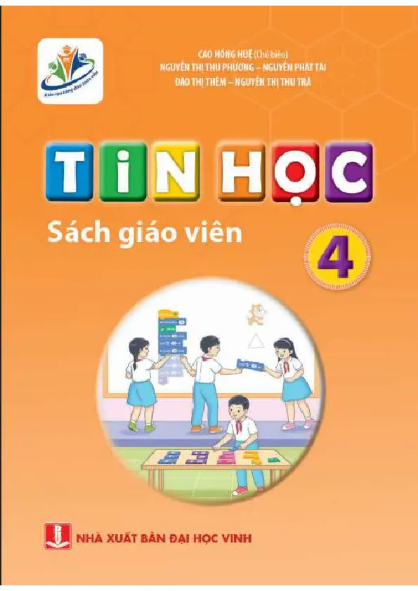 Tin học 4 - Sách giáo viên