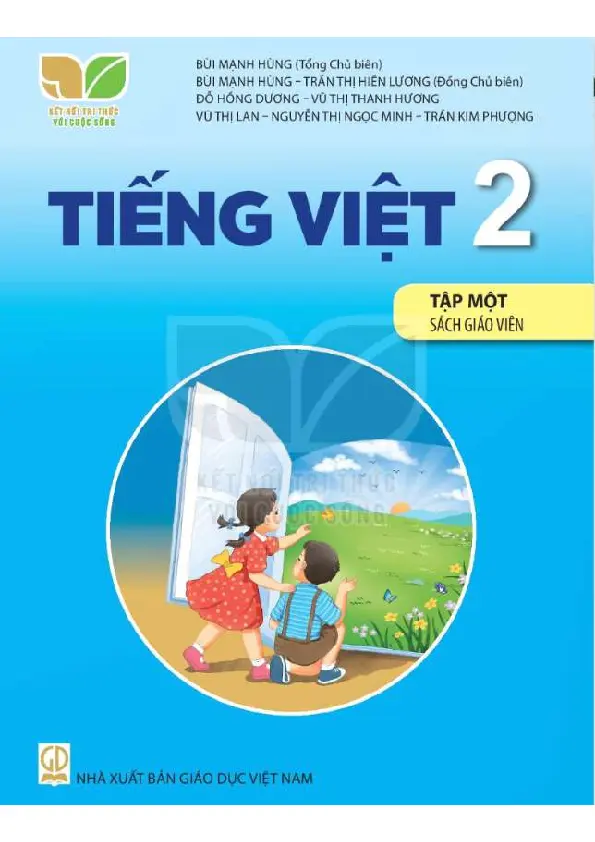 Tiếng Việt 2, Tập 1 - Sách giáo viên