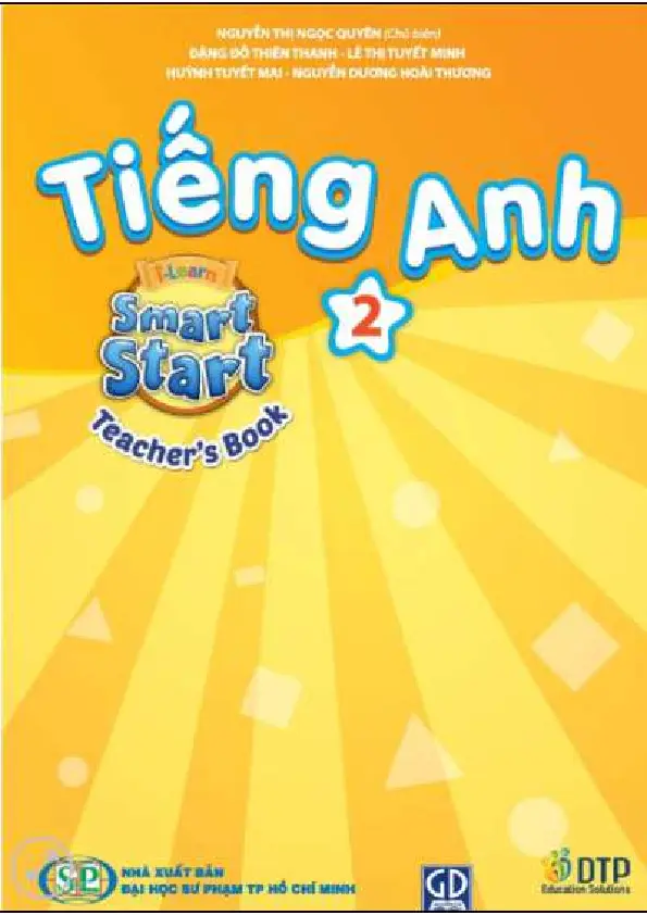 Tiếng Anh 2: Smart Start - Teacher's Book