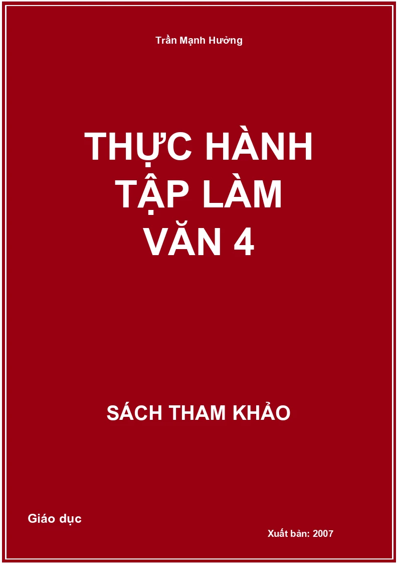 Thực hành tập làm văn 4