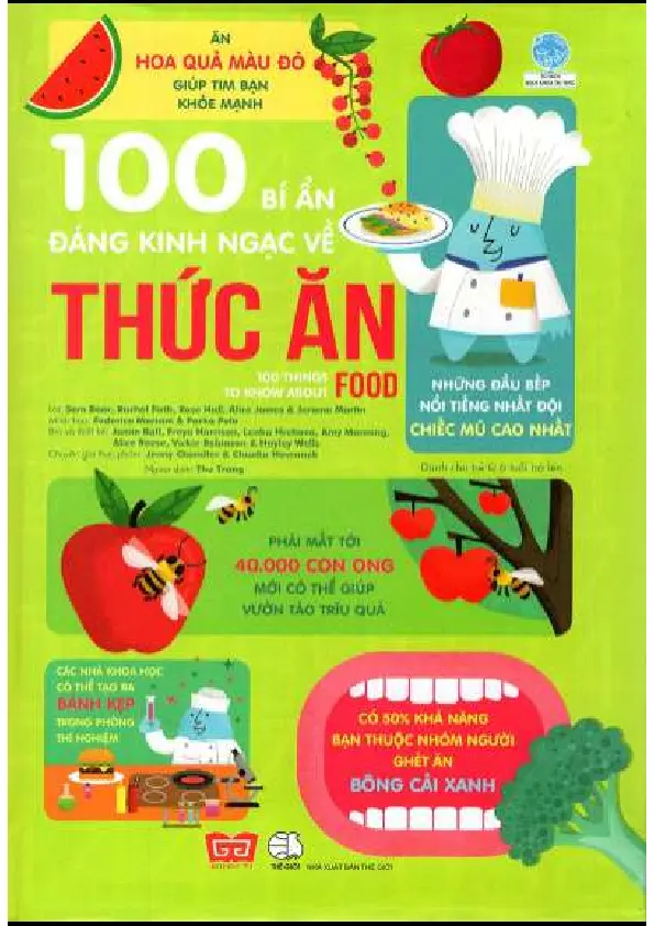 100 bí ẩn đáng kinh ngạc về thức ăn