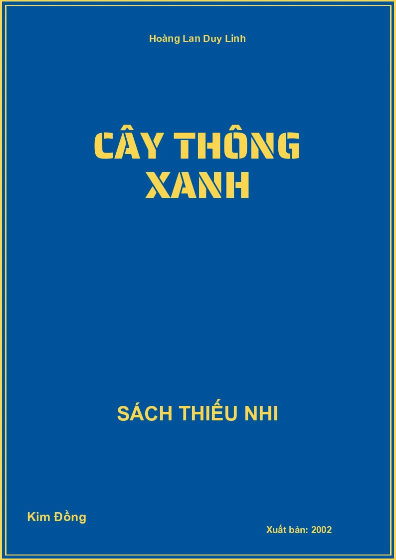 Cây thông xanh