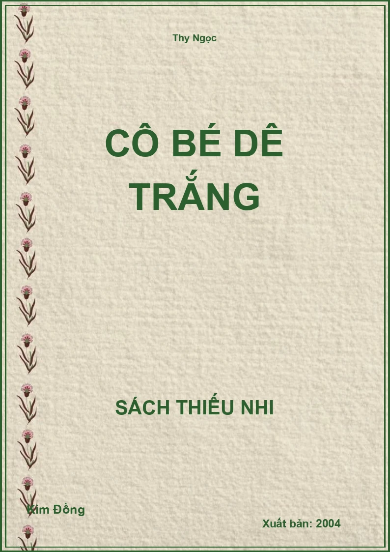Cô bé dê trắng